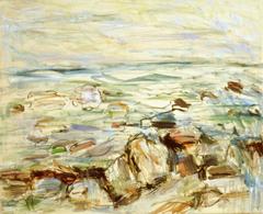 Landschaft bei Kap Arkona, 1978, Öl auf Leinwand